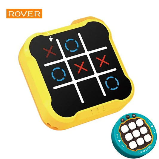 Tic-Tac-Toe - Jogo de Tabuleiro Montessori e Quebra-Cabeça Estilo Xadrez