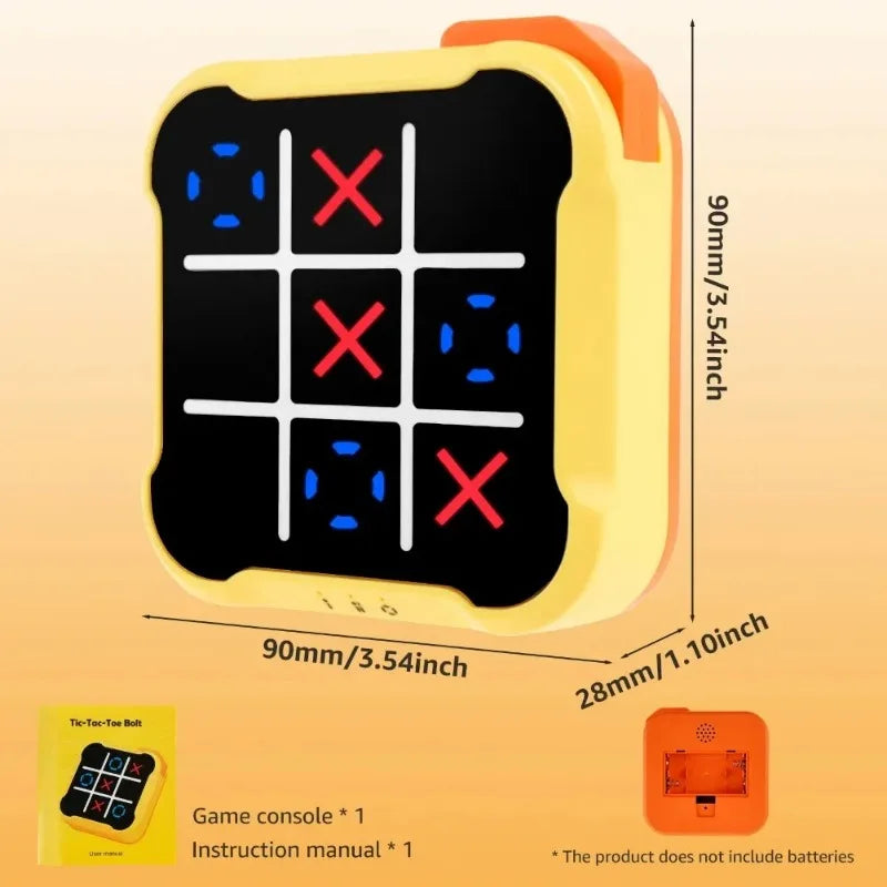 Tic-Tac-Toe - Jogo de Tabuleiro Montessori e Quebra-Cabeça Estilo Xadrez